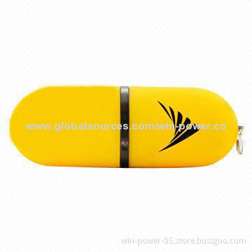 Promotional USB Flash Memory, 64MB-64GB Capacity, Free Pre-loading of Data, Pantone Match Colors